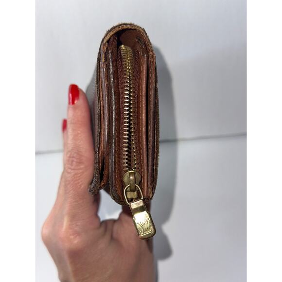 Louis Vuitton Monogram Porte Monnaie Tresor Wallet Authentic Vintage - Picture 4 of 16